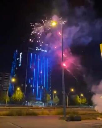 Bursaspor’un kaldığı otelin çevresinde havai fişek atan ve maç günü yakalanan 7 taraftar serbest bırakıldı