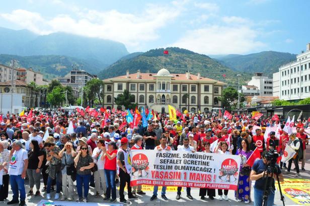 Manisa'da 1 Mayıs coşkuyla kutlandı