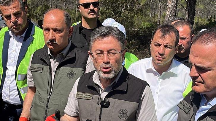 Bakan Yumaklı: Her 10 orman yangınından 9'u insan kaynaklı
