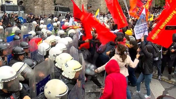 1 Mayıs’ta polise damacana ile saldıran kadın da gözaltında