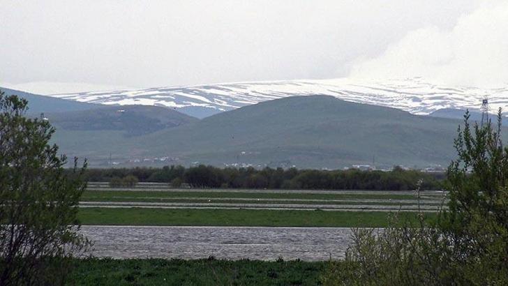 Ardahan'da dağlar yeniden beyaza büründü