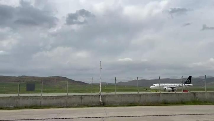 Siirt’te yolcu uçağının kanadına iniş sırasında kuş çarptı (2)