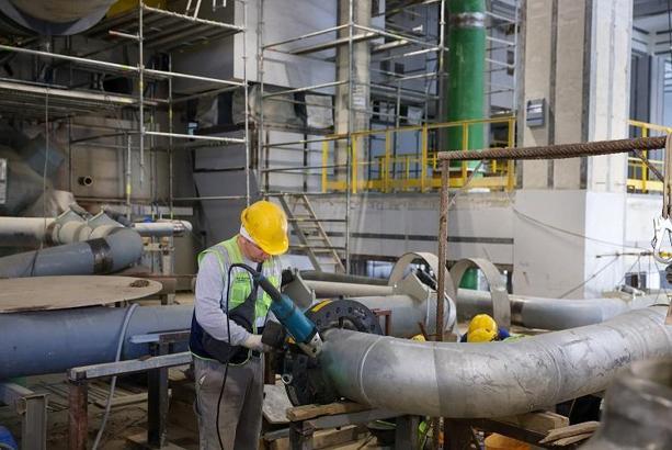 Akkuyu NGS'nı̇n 1’inci ünı̇tesı̇nde buhar kızdırıcı-ayırıcıların montajı tamamlandı