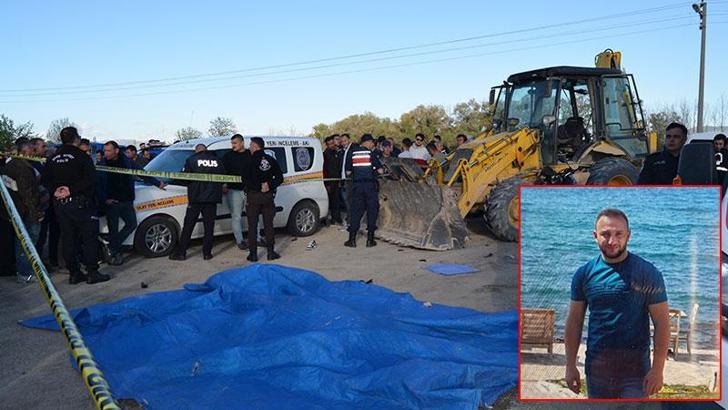 Kepçeye çarpan motosiklet sürücüsü öldü