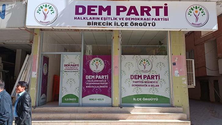 Şanlıurfa'da DEM Parti ilçe binası kurşunlandı