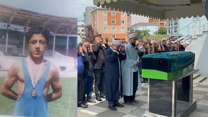 Eski milli güreşçi Hüseyin Gezer son yolculuğuna uğurlandı