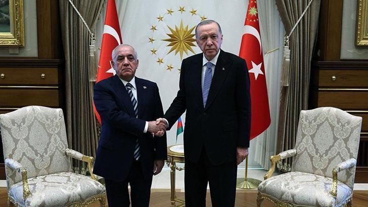 Cumhurbaşkanı Erdoğan, Azerbaycan Başbakanı Asadov’u kabul etti
