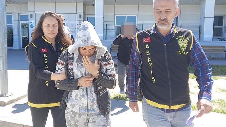 30 yıl hapis cezası olan kadın, polisi görünce pencereden atlayıp kaçmaya çalıştı