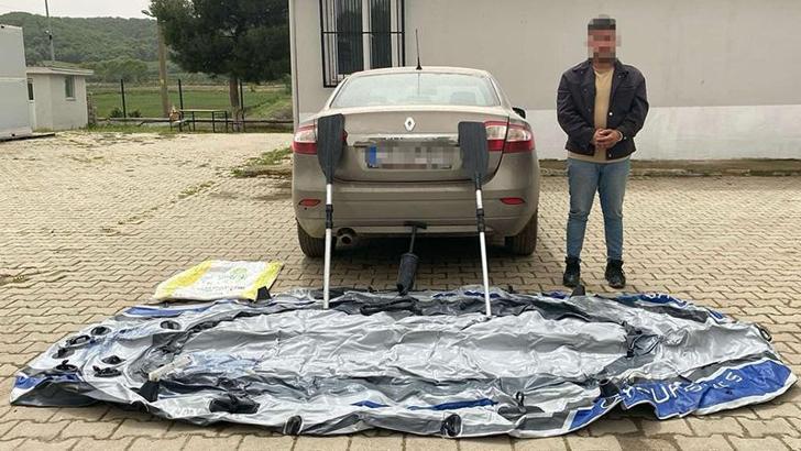 8 kişi Yunanistan'a kaçarken yakalandı