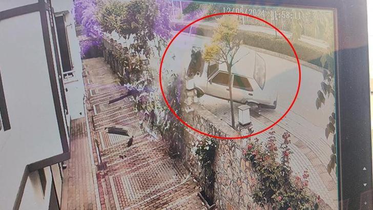 Site duvarı ve ağaca çarpan otomobil sürüklendi; sürücü yaralandı