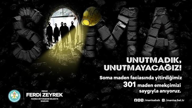 Başkan Zeybek: Soma maden faciasında hayatlarını kaybeden madencilerimizi asla unutmayacağız
