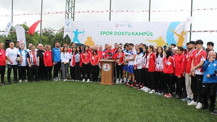 YÖK Başkanı Özvar, 'Spor Dostu Kampüs' projesinin tanıtımını yaptı