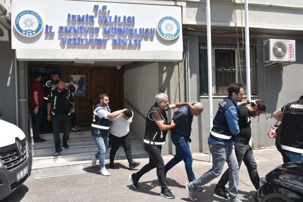İzmir'de 'Zirek Kardeşler' ve 'Alabaylar' suç örgütlerine operasyona 21 tutuklama
