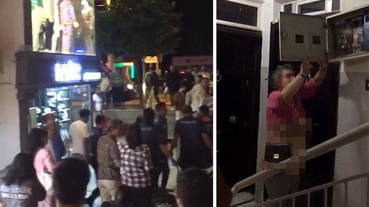 Psikolojik sorunları olan kadın, yine elektrik panosunu yumrukladı