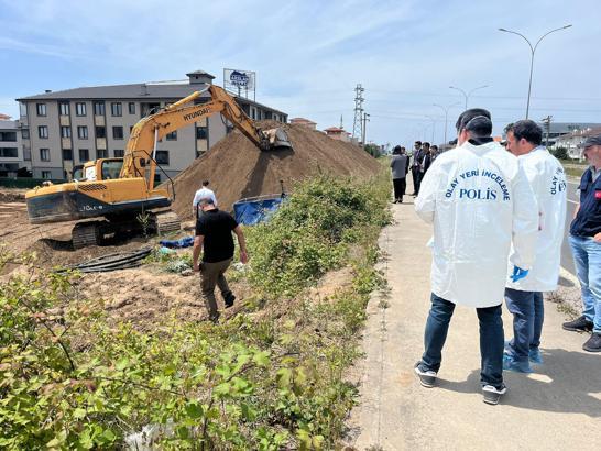 Temel kazısında el ve ayakları bağlı, toprağa gömülü kadın cesedi bulundu