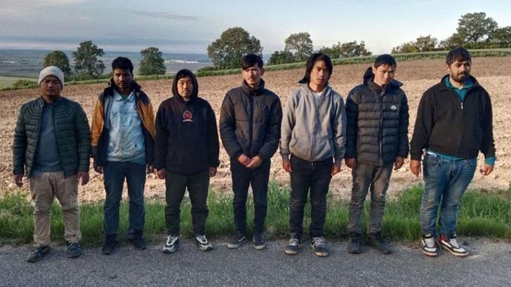 Edirne’de 19 kaçak göçmen yakalandı