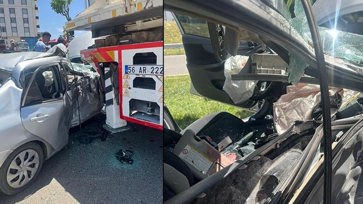 Siirt’te vince arkadan çarpan otomobilin sürücüsü öldü