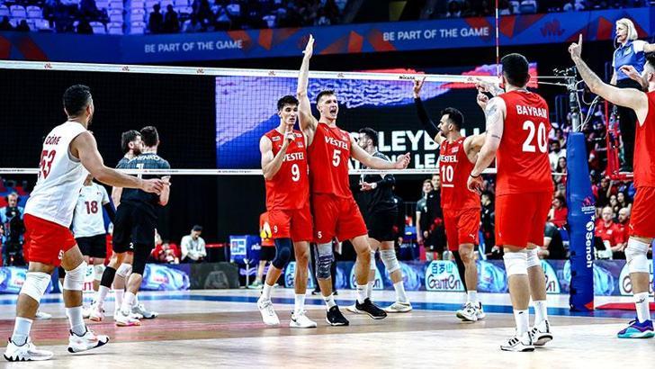 A Milli Erkek Voleybol Takımı, Kanada'ya 3-1 mağlup oldu