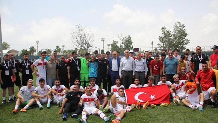 Türkiye, İşitme Engelliler Avrupa Futbol Şampiyonası'nda Belçika'yı yendi