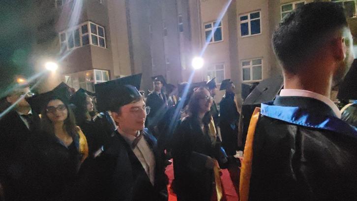 Tosçelik Fen Lisesi'nde mezuniyet coşkusu