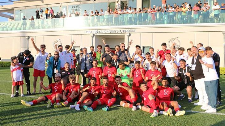 Türkiye, İşitme Engelliler Avrupa Futbol Şampiyonası’nda çeyrek finalde