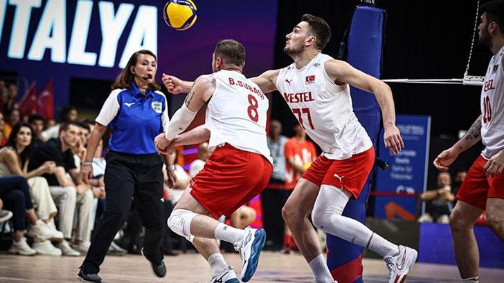 A Milli Erkek Voleybol Takımı, Fransa'ya 3-1 mağlup oldu