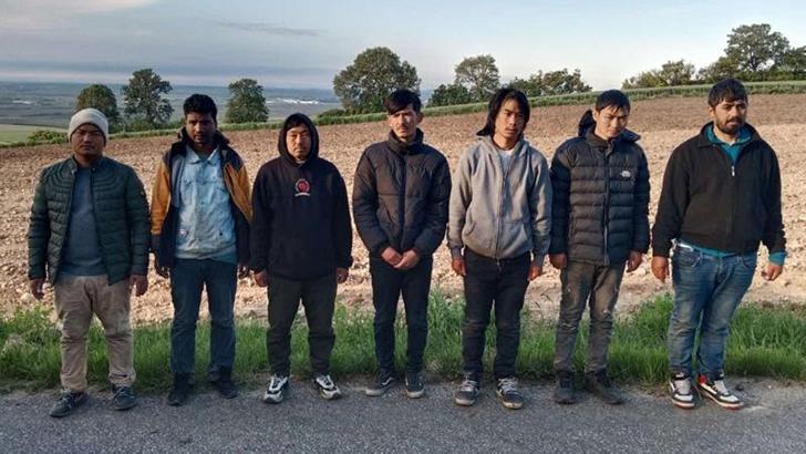 Edirne'de 13 kaçak göçmen yakalandı