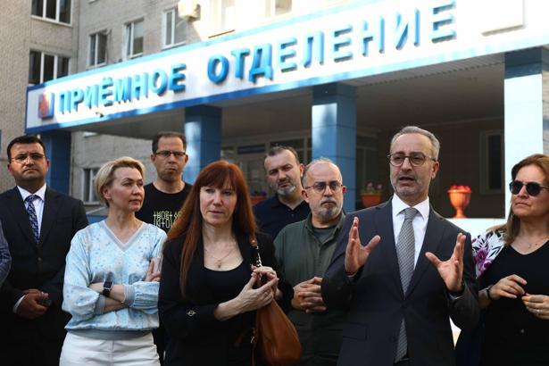 Mersin İl Sağlık Müdürlüğü yetkilileri, Novovoronej NGS bölgesini ziyaret etti