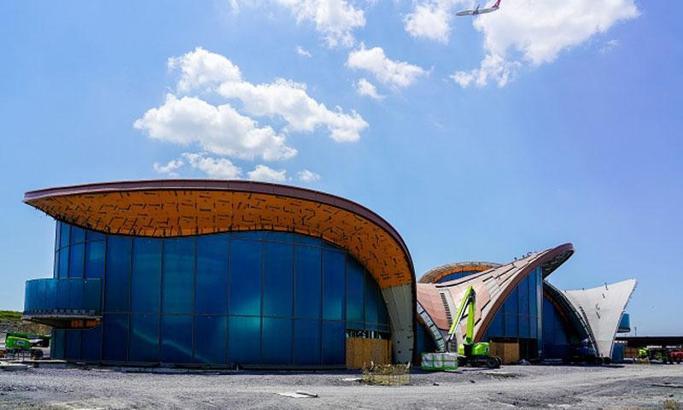 İstanbul Havalimanı'ndaki Genel Havacılık Terminali'nin yapımı sürüyor