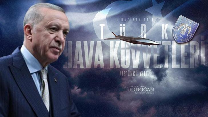 Cumhurbaşkanı Erdoğan, Türk Hava Kuvvetleri'nin 113'üncü yaşını kutladı