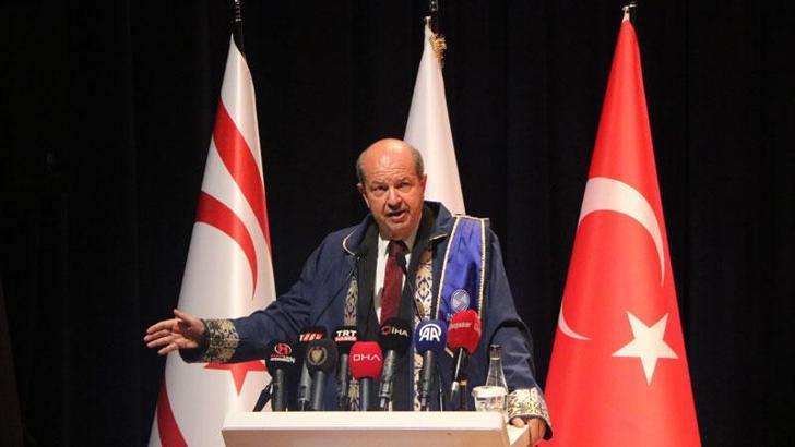 KKTC Cumhurbaşkanı Tatar: Kıbrıs, Doğu Akdeniz'e hükmetmemiz bakımından çok önemlidir
