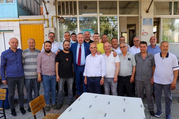Başkan Yalım Dikilitaş'ta esnaf ve vatandaşla buluştu