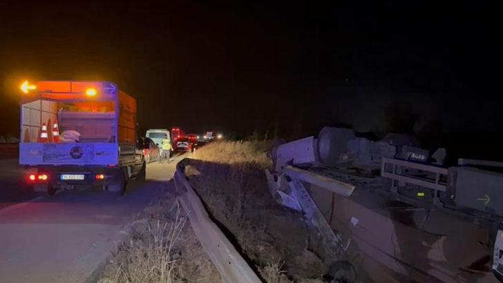 Silivri TEM Otoyolu'nda zincirleme kaza: 5 yaralı