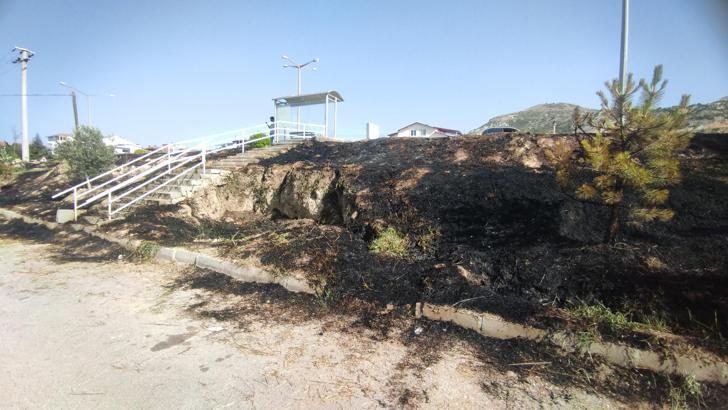 Yangını söndürürken kalp krizi geçirip öldü