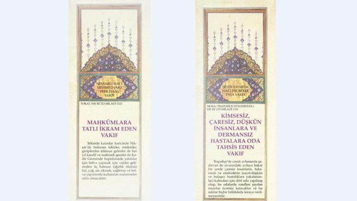 Vakıflar Genel Müdürlüğü, vakfiyelerdeki hayır şartlarını yerine getiriyor