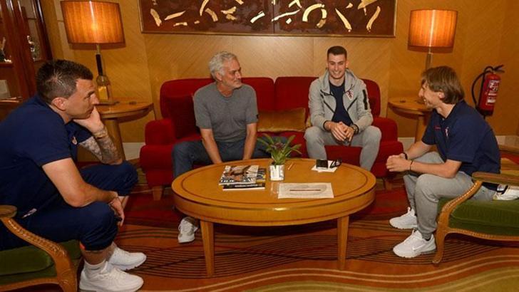 Jose Mourinho, Hırvatistan Milli Takımı’nı ziyaret etti