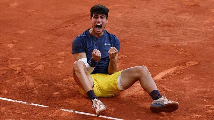 Roland Garros'ta şampiyon Carlos Alcaraz