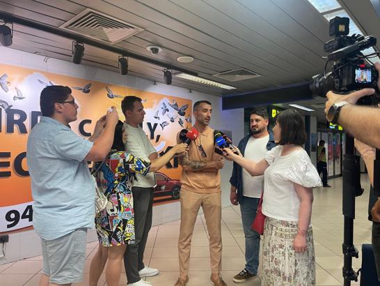 Mehmet Topal yeni takımın başına geçmek için Romanya'ya gitti