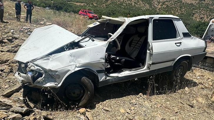 Elazığ’da takla atan otomobilin sürücüsü öldü