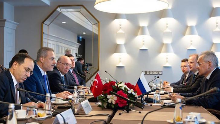 Bakan Fidan, Rusya Güvenlik Konseyi Sekreteri Şoygu ile görüştü