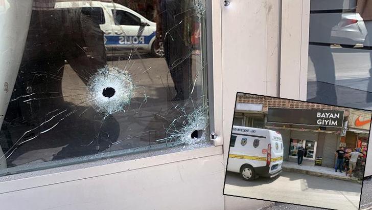 Motosikletle gelip, kadın giyim mağazasına ateş açtılar; 14 kurşun isabet etti