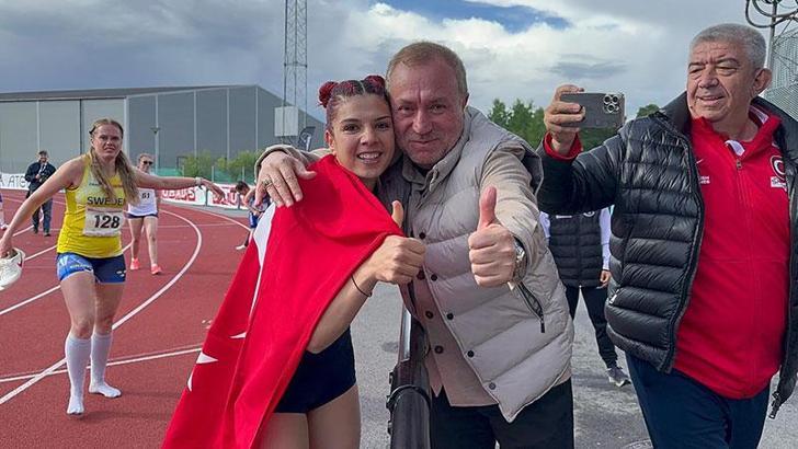 Özel sporcu Esra Bayrak Avrupa Şampiyonu oldu