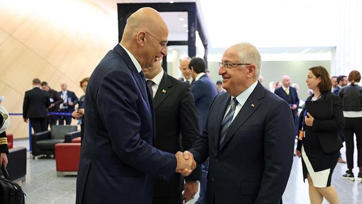 Bakan Güler, Yunan mevkidaşı Dendias ile bir araya geldi