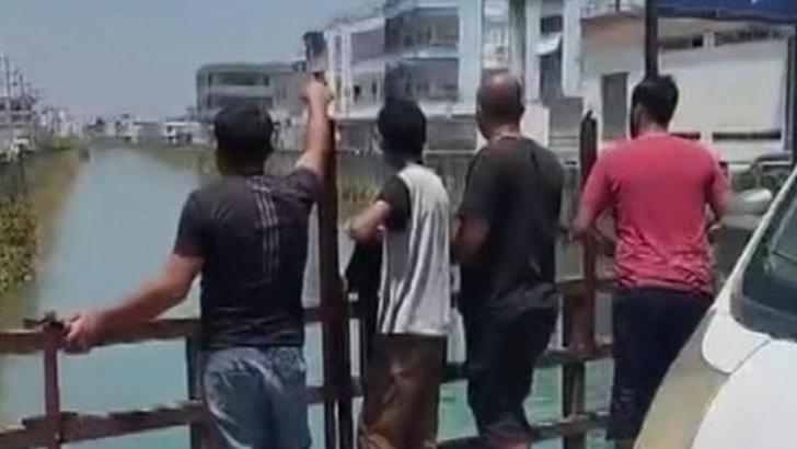 Kanala atlayan birlikte yaşadığı kadını kurtarmak isterken akıntıya kapılıp kayboldu