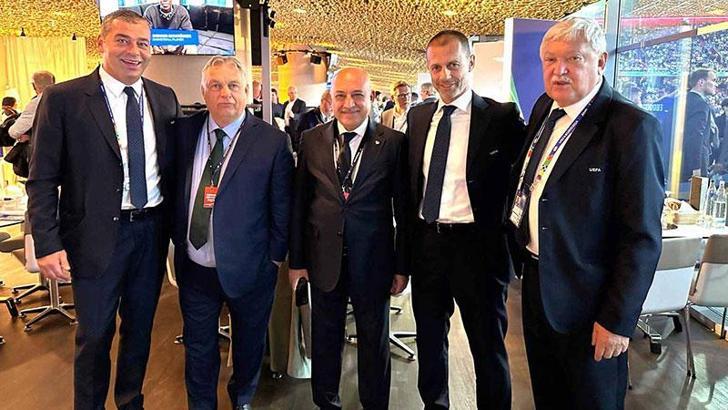 TFF Başkanı Büyükekşi, EURO 2024 açılışı öncesi FIFA ve UEFA Başkanları ile buluştu