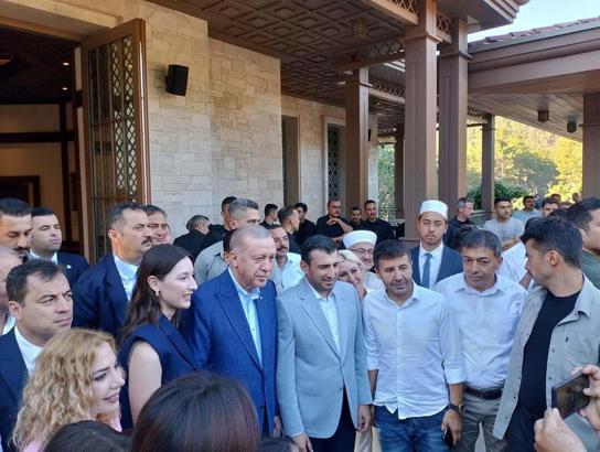 Cumhurbaşkanı Erdoğan bayram namazını Muğla'da kıldı