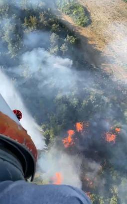 Balıkesir'de anız yangını (2)