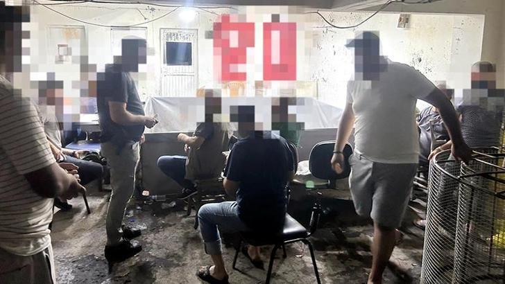 Gaziantep'te horoz dövüştürüp, bahis oynayan 15 kişiye 96 bin TL ceza