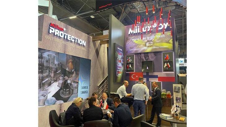 Miilux OY, yeni zırh çeliklerini Eurosatory Fuarı’nda tanıttı