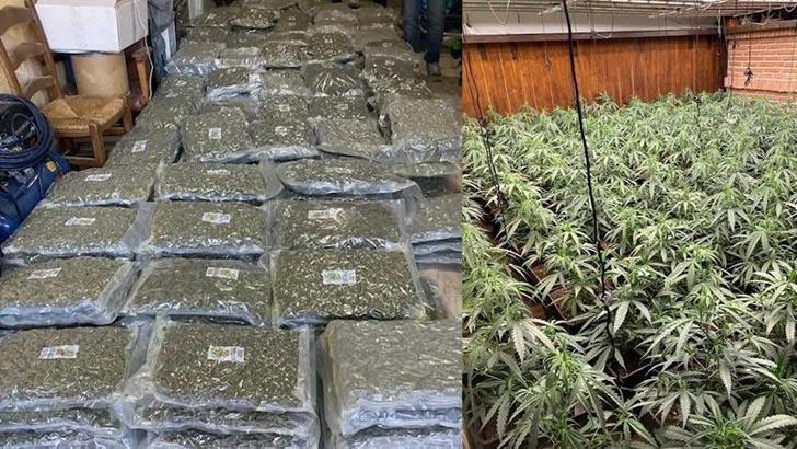 Türk, Fransız, İspanyol ve Europol polisi ortak operasyonunda 2 ton esrar ele geçirildi